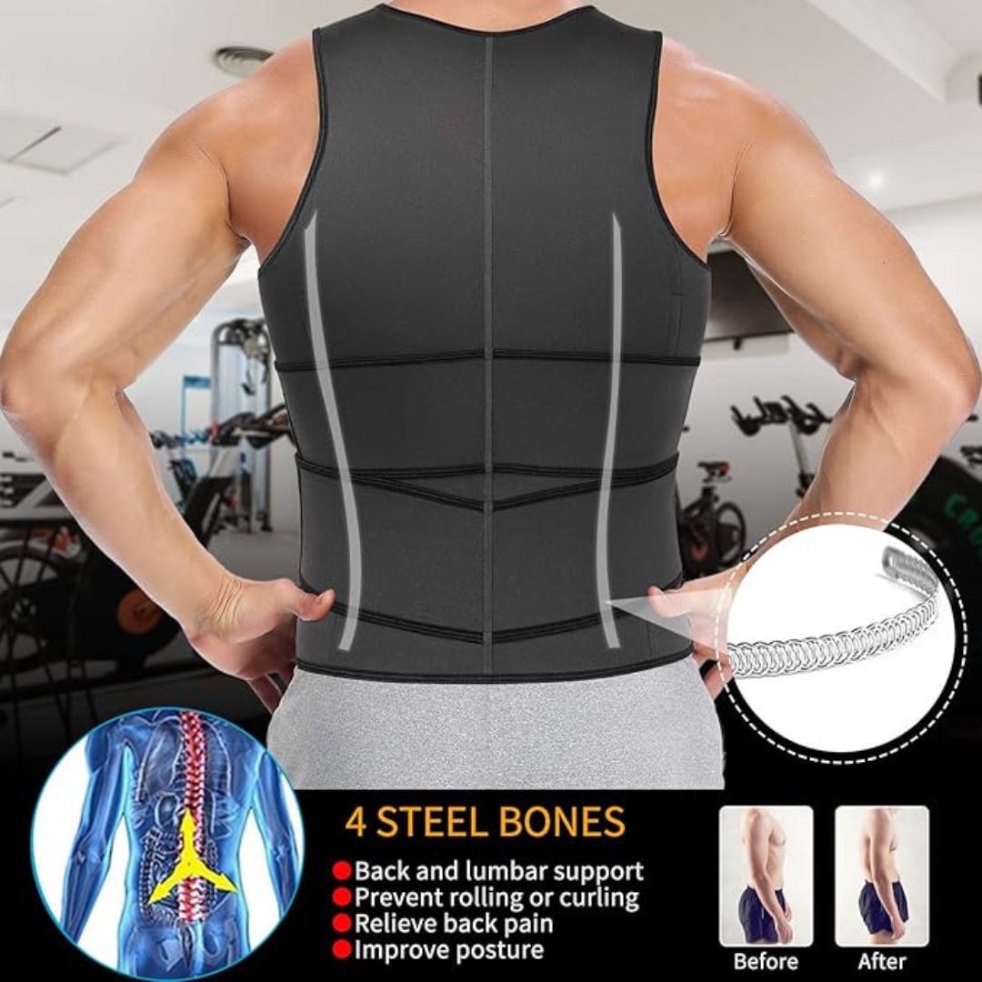 ThermoTrim™ Men’s Body Shaper Sauna Vest